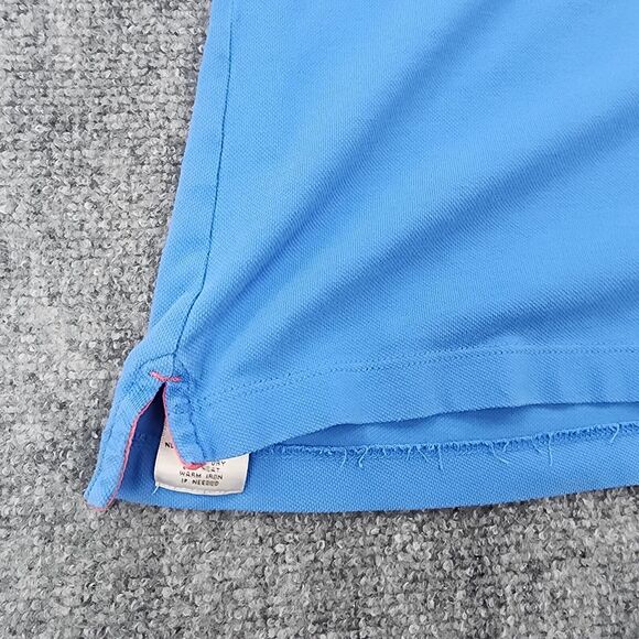 Peter Millar Shirt Mens XL Blue Polo Short Sleeve Performance Stretch Casual - Picture 9 of 13